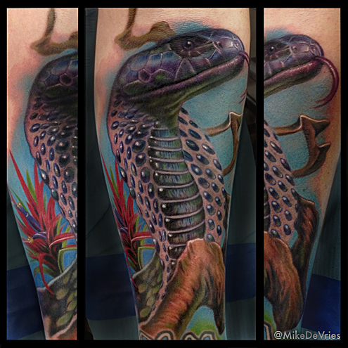 Tattoos - Cobra Snake Tattoo - 86844